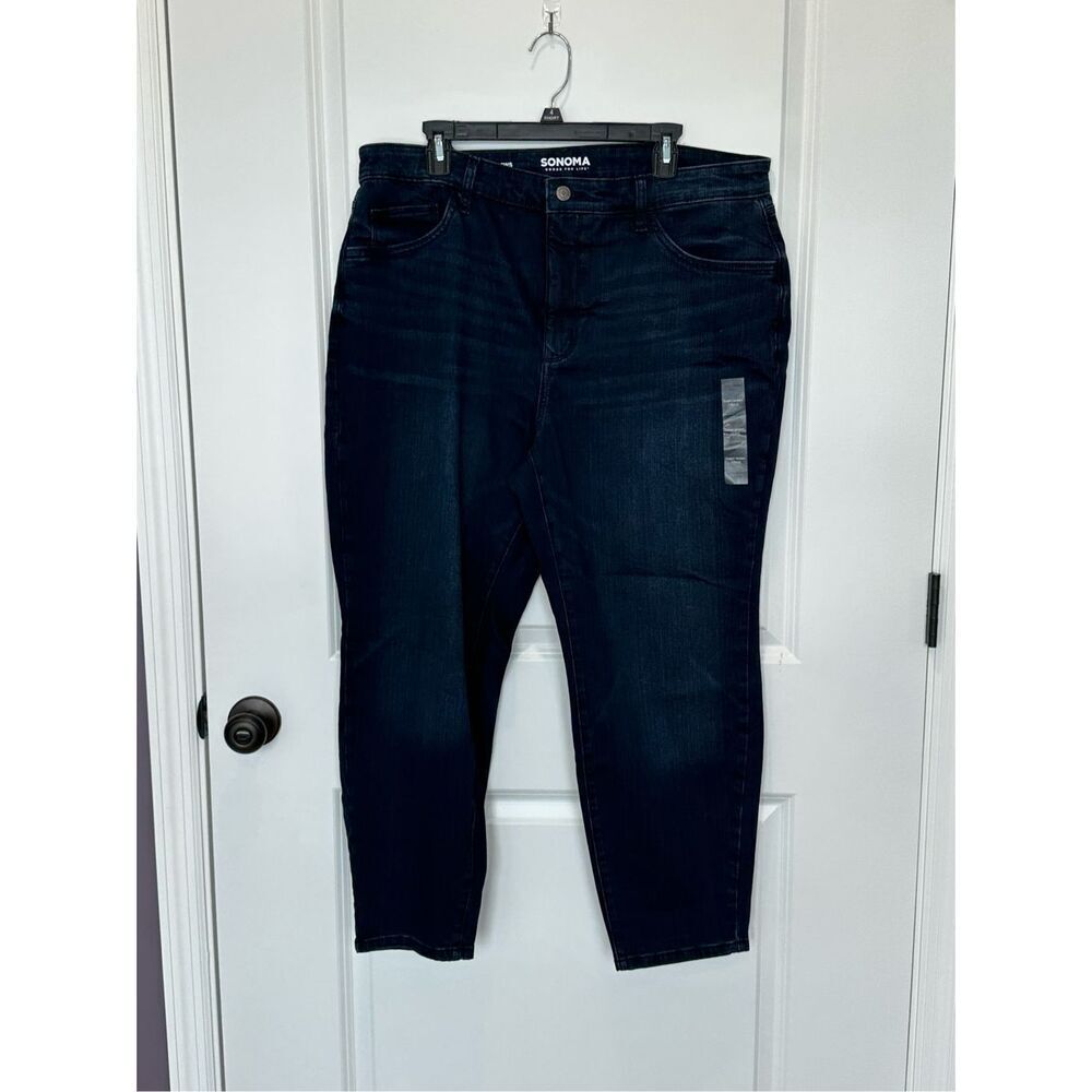 NWT Sonoma Curvy Skinny Jeans Size 16W Short